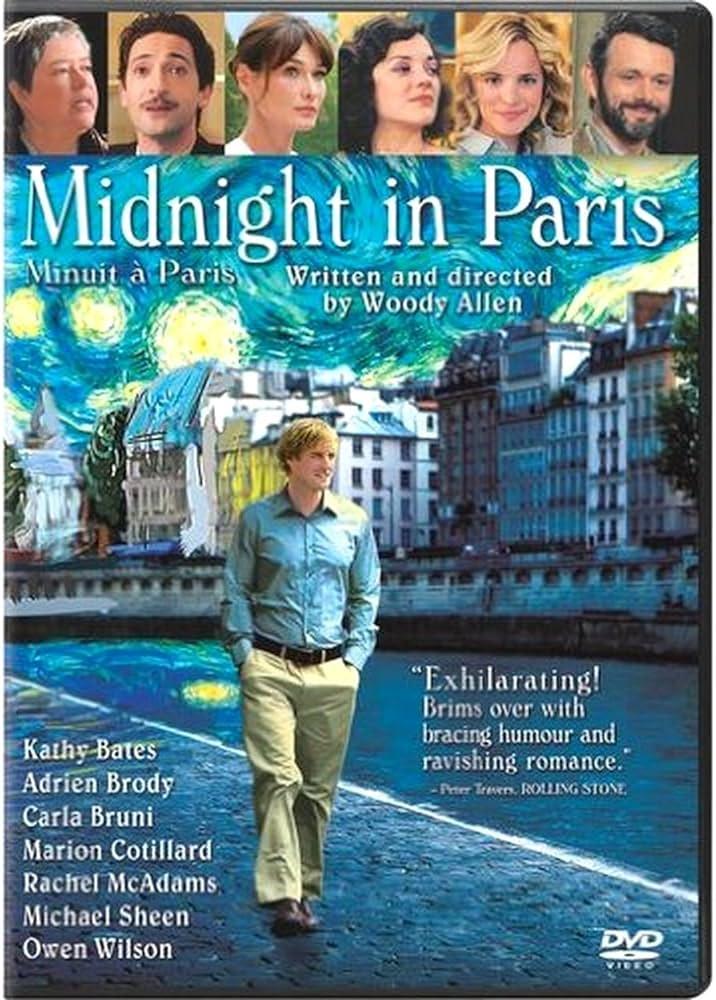 4) ⁣Midnight in Paris ‍(2011) - Movie