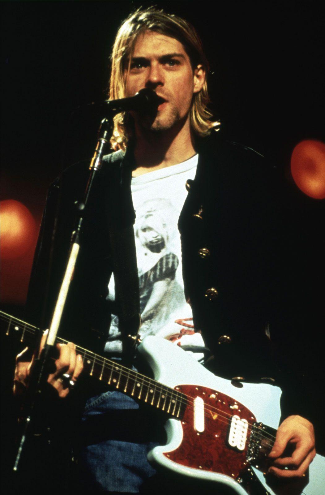 Kurt Cobain - As the lead vocalist of Nirvana, Cobain was a defining figure in the grunge movement and is remembered for his anguished lyrics and untimely death