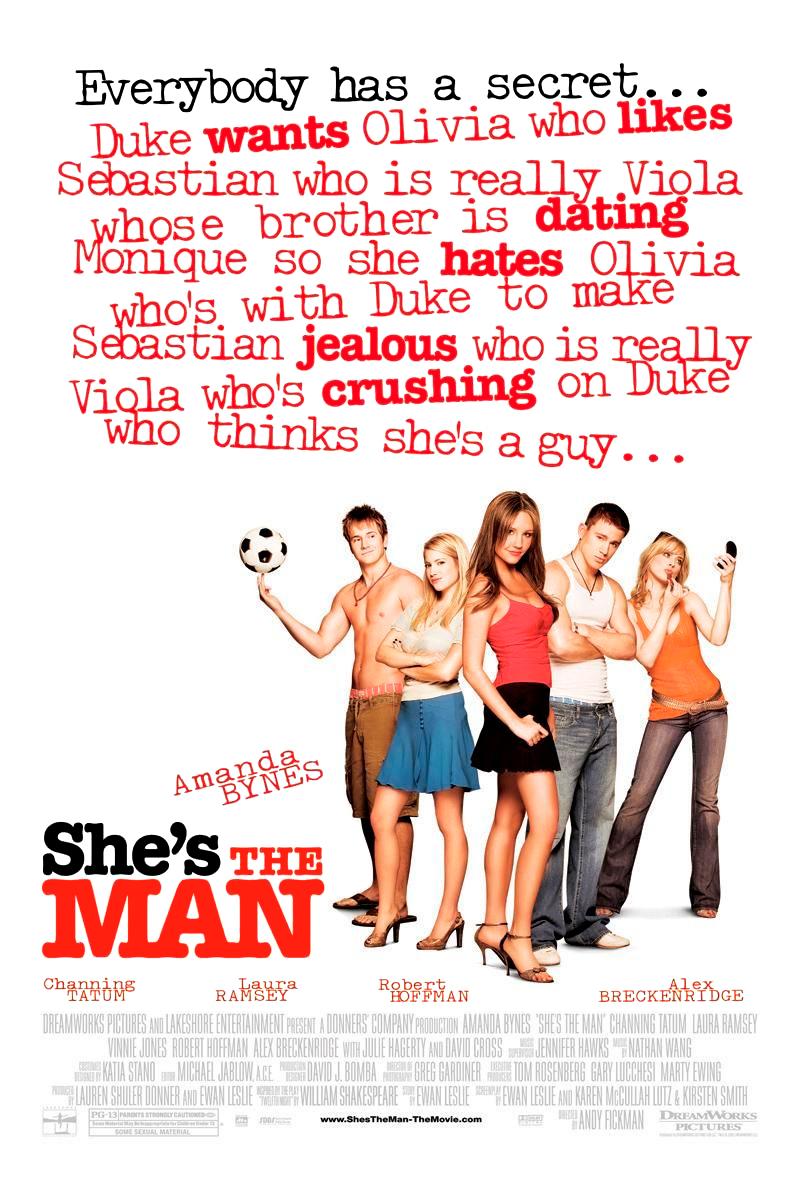 8) Shes the Man (Movie, 2006): Bynes displayed her comedic genius once again⁤ by playing Viola, a girl who disguises herself⁤ as her brother to join a male soccer team